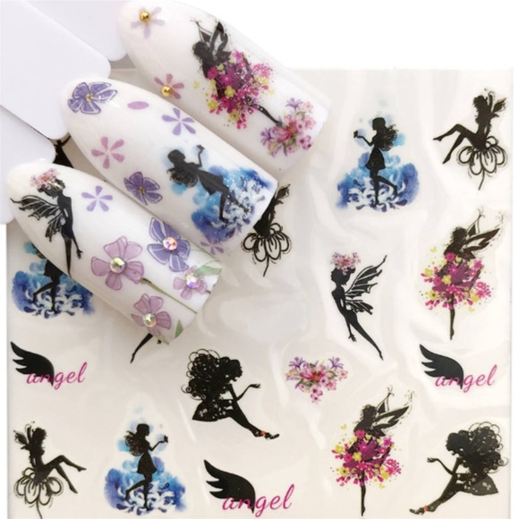 Other - 💐4/$16💐 Dark Fairy Nail Decals 🏆HOST PICK🏆